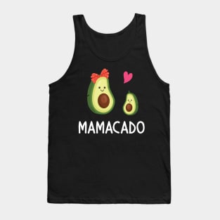 Mamacado Avocados Dancing Happy Mother Mommy Son Daughter Tank Top